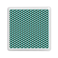 Pattern Green Blue Grey Hues Memory Card Reader (square) by Pakrebo