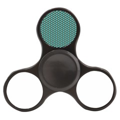 Pattern Green Blue Grey Hues Finger Spinner by Pakrebo