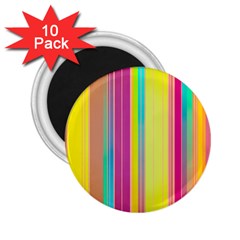 Background Colorful Abstract 2 25  Magnets (10 Pack)  by Pakrebo