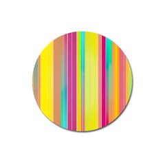 Background Colorful Abstract Magnet 3  (round) by Pakrebo