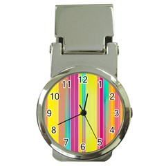 Background Colorful Abstract Money Clip Watches