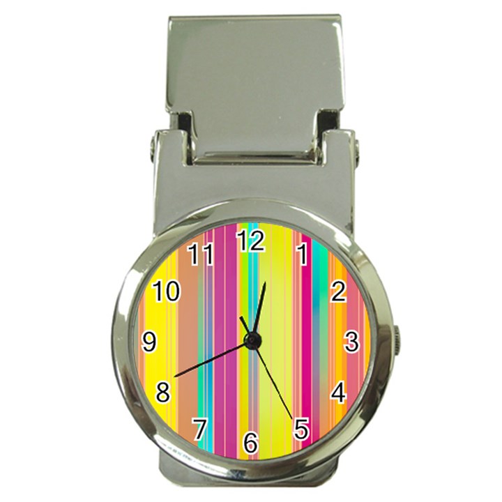 Background Colorful Abstract Money Clip Watches