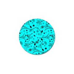 Pattern Flowers Flower Texture Golf Ball Marker