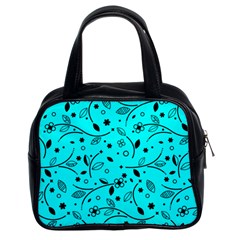 Pattern Flowers Flower Texture Classic Handbag (Two Sides)