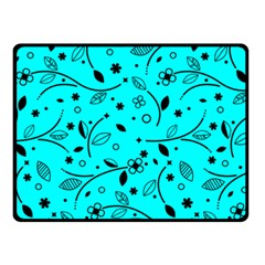 Pattern Flowers Flower Texture Fleece Blanket (Small)