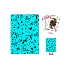 Pattern Flowers Flower Texture Playing Cards Single Design (Mini)