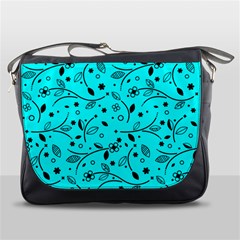 Pattern Flowers Flower Texture Messenger Bag