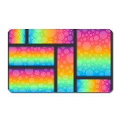 Background Colorful Abstract Magnet (rectangular) by Pakrebo