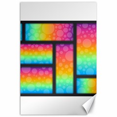 Background Colorful Abstract Canvas 20  X 30 