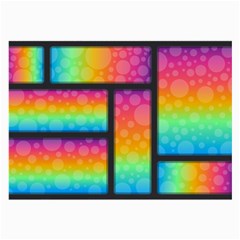 Background Colorful Abstract Large Glasses Cloth (2 Sides) by Pakrebo