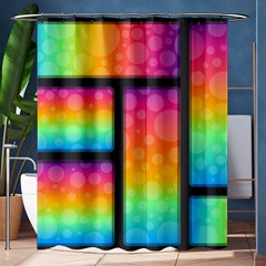 Background Colorful Abstract Shower Curtain 60  X 72  (medium)  by Pakrebo