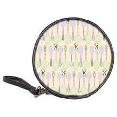 Spoon Pattern Illustrator Green Classic 20-cd Wallets by Pakrebo