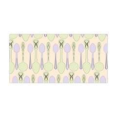 Spoon Pattern Illustrator Green Yoga Headband