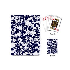 Flowers Garden Textiles Fabric Playing Cards Single Design (mini) by Pakrebo