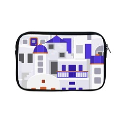 Background Santorini Greece Apple Macbook Pro 13  Zipper Case by Pakrebo