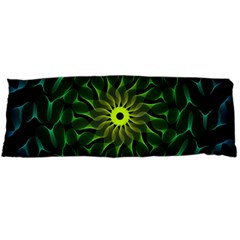 Abstract Ribbon Green Blue Hues Body Pillow Case (dakimakura)