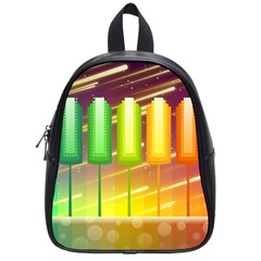 Abstract Landscape Background School Bag (small) by Pakrebo