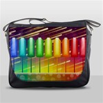 Abstract Landscape Background Messenger Bag Front