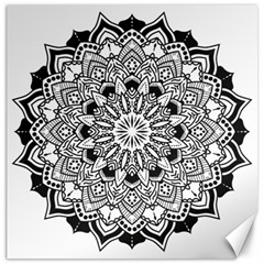 Mandala Spiritual Texture Canvas 12  X 12  by Pakrebo