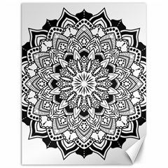 Mandala Spiritual Texture Canvas 12  X 16  by Pakrebo