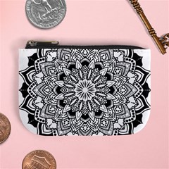 Mandala Spiritual Texture Mini Coin Purse