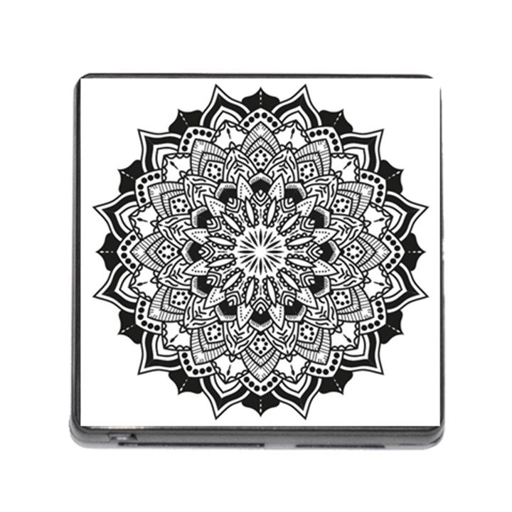 Mandala Spiritual Texture Memory Card Reader (Square 5 Slot)