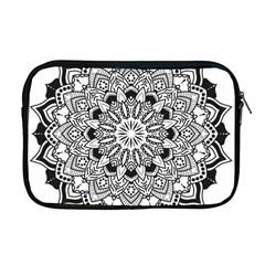 Mandala Spiritual Texture Apple Macbook Pro 17  Zipper Case by Pakrebo