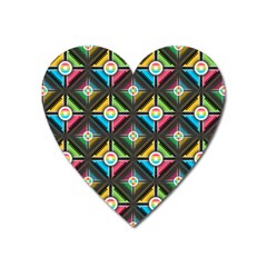 Seamless Pattern Background Abstract Heart Magnet by Pakrebo