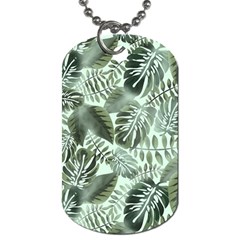 Medellin Leaves Tropical Jungle Dog Tag (one Side) by Pakrebo