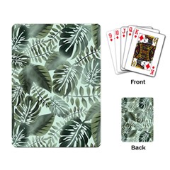 Medellin Leaves Tropical Jungle Playing Cards Single Design (rectangle) by Pakrebo