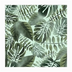 Medellin Leaves Tropical Jungle Medium Glasses Cloth (2 Sides) by Pakrebo