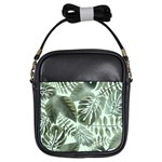 Medellin Leaves Tropical Jungle Girls Sling Bag Front