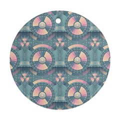 Seamless Pattern Seamless Design Ornament (round) by Pakrebo