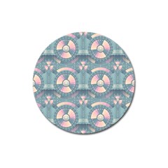 Seamless Pattern Seamless Design Magnet 3  (round) by Pakrebo