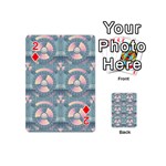 Seamless Pattern Seamless Design Playing Cards 54 Designs (Mini) Front - Diamond2