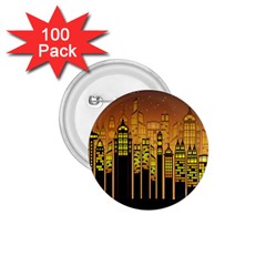 Buildings Skyscrapers City 1 75  Buttons (100 Pack)  by Pakrebo