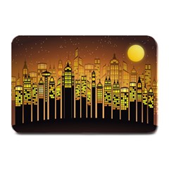 Buildings Skyscrapers City Plate Mats by Pakrebo