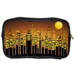 Buildings Skyscrapers City Toiletries Bag (two Sides) by Pakrebo