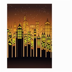 Buildings Skyscrapers City Small Garden Flag (two Sides) by Pakrebo