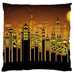 Buildings Skyscrapers City Large Cushion Case (one Side) by Pakrebo