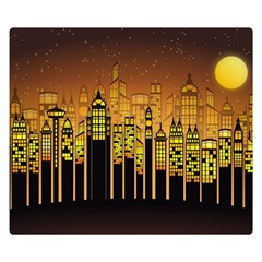 Buildings Skyscrapers City Double Sided Flano Blanket (small)  by Pakrebo