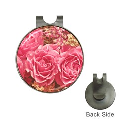 Roses Noble Roses Romantic Pink Hat Clips With Golf Markers by Pakrebo