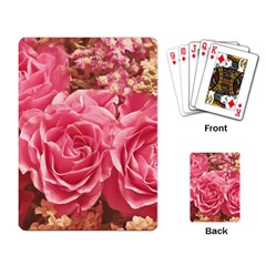 Roses Noble Roses Romantic Pink Playing Cards Single Design (rectangle) by Pakrebo