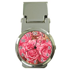 Roses Noble Roses Romantic Pink Money Clip Watches by Pakrebo