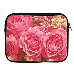 Roses Noble Roses Romantic Pink Apple Ipad 2/3/4 Zipper Cases by Pakrebo