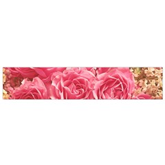 Roses Noble Roses Romantic Pink Small Flano Scarf by Pakrebo