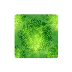 Pagan Mandala Seamless Tileable Square Magnet by Pakrebo