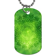 Pagan Mandala Seamless Tileable Dog Tag (two Sides) by Pakrebo