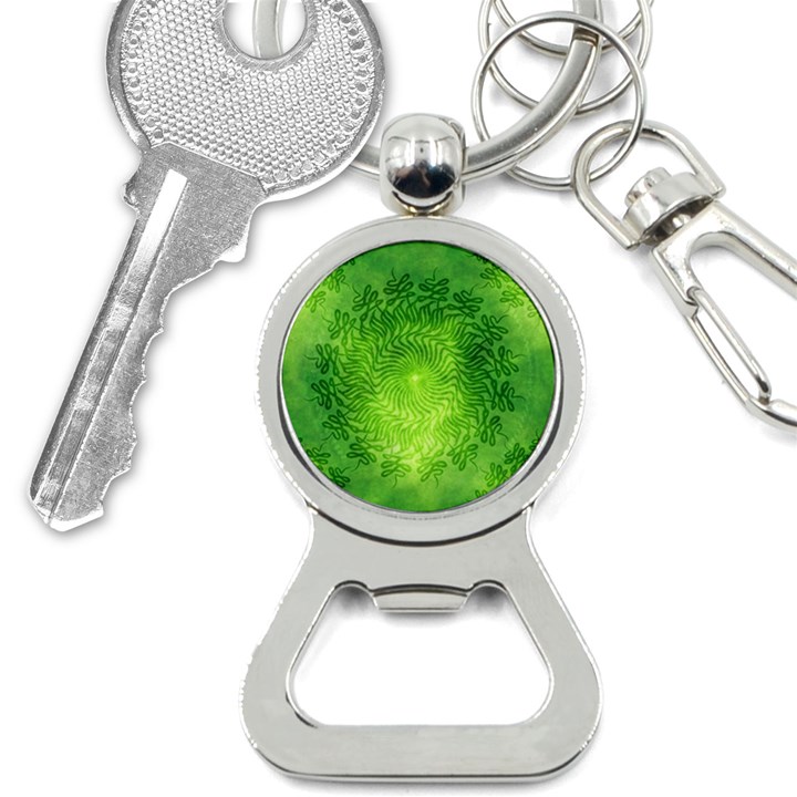 Pagan Mandala Seamless Tileable Bottle Opener Key Chain