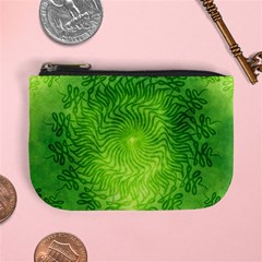 Pagan Mandala Seamless Tileable Mini Coin Purse by Pakrebo